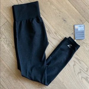 Gymshark Vital Seamless Leggings: Black Marl